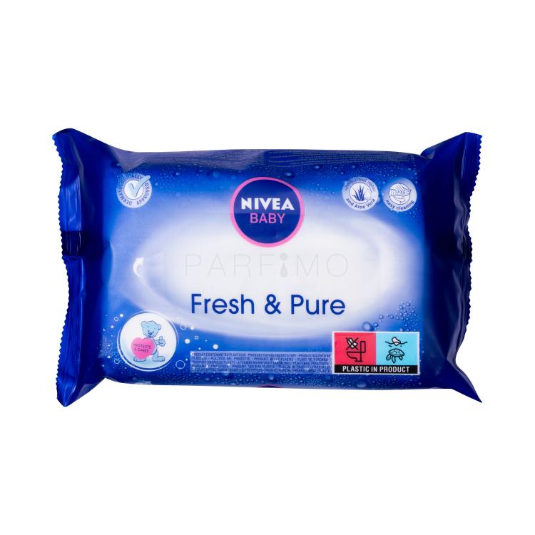 Nivea Baby Fresh &amp; Pure Salviettine detergenti bambino 63 pz