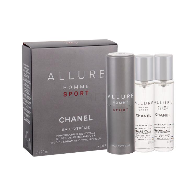 Chanel Allure Homme Sport Eau Extreme Eau de Toilette uomo Twist and Spray 3x20 ml