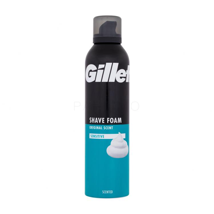 Gillette Shave Foam Original Scent Sensitive Schiuma da barba uomo 300 ml