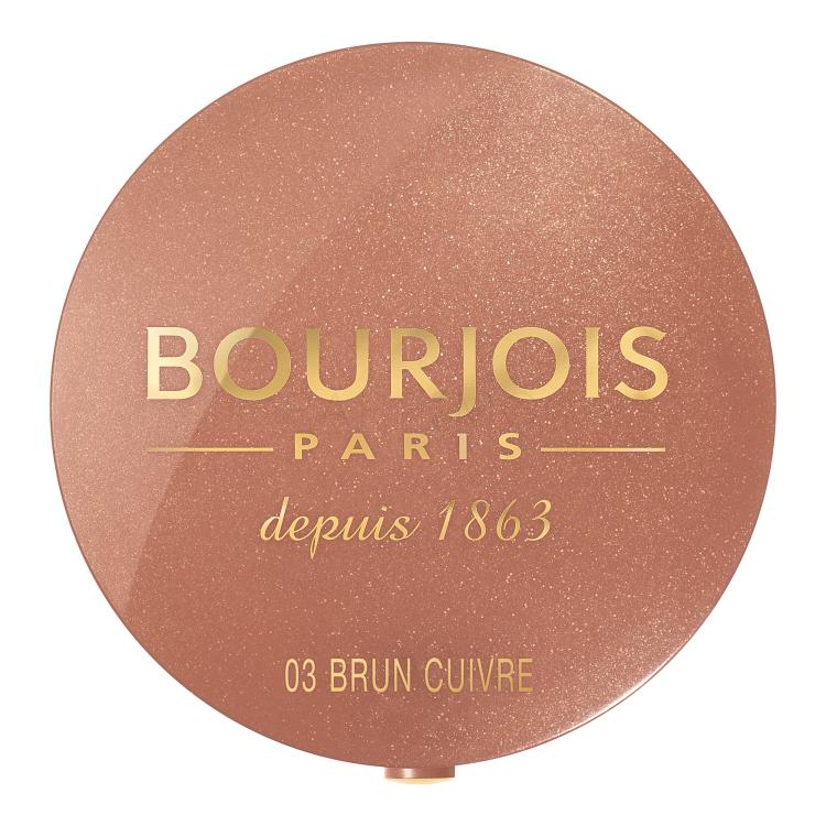 BOURJOIS Paris Little Round Pot Blush donna 2,5 g Tonalità 03 Brun Cuivré