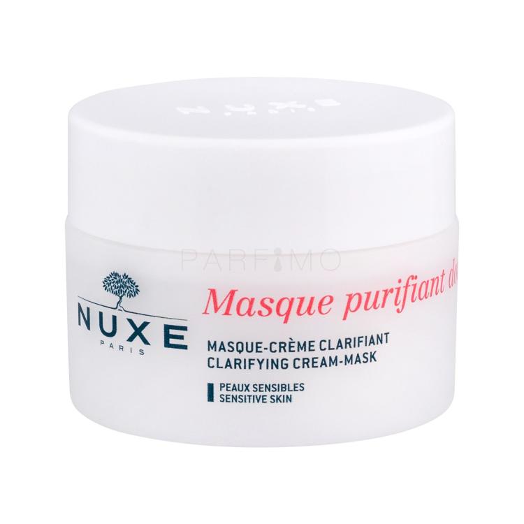 NUXE Rose Petals Cleanser Clarifying Cream-Mask Maschera per il viso donna 50 ml
