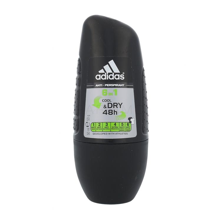 Adidas 6in1 Cool &amp; Dry 48h Antitraspirante uomo 50 ml