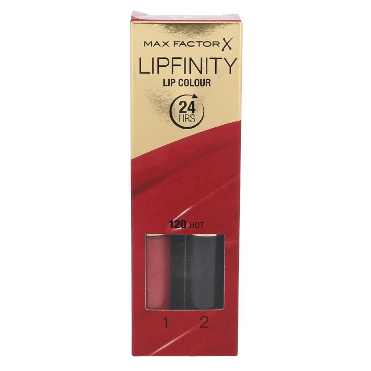 Max Factor Lipfinity 24HRS Lip Colour Rossetto donna 4,2 g Tonalità 120 Hot