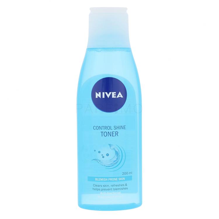 Nivea Control Shine Toner Acqua detergente e tonico donna 200 ml