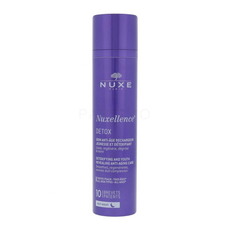 NUXE Nuxellence Detox Anti-Aging Night Care Crema notte per il viso donna 50 ml