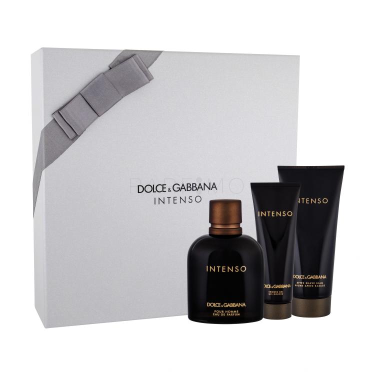 Dolce&amp;Gabbana Pour Homme Intenso Pacco regalo Eau de Parfum 125 ml + balsamo dopobarba 100 ml + doccia gel 50 ml