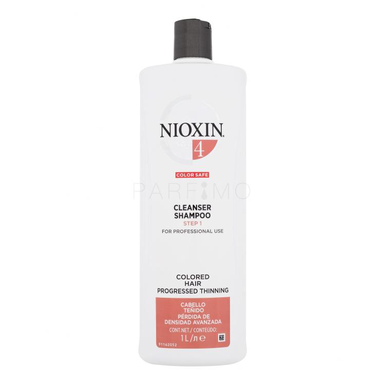 Nioxin System 4 Color Safe Cleanser Shampoo Shampoo donna 1000 ml