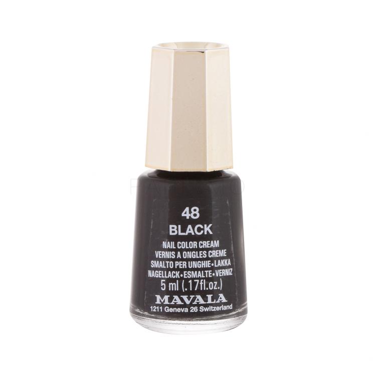 MAVALA Mini Color Smalto per le unghie donna 5 ml Tonalità 48 Black