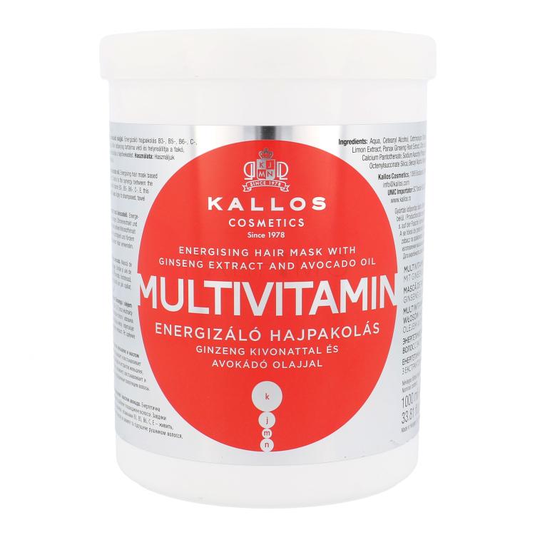 Kallos Cosmetics Multivitamin Maschera per capelli donna 1000 ml