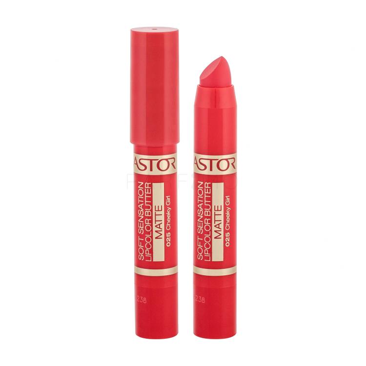 ASTOR Soft Sensation Lipcolor Butter Matte Rossetto donna 4,8 g Tonalità 025 Cheeky Girl