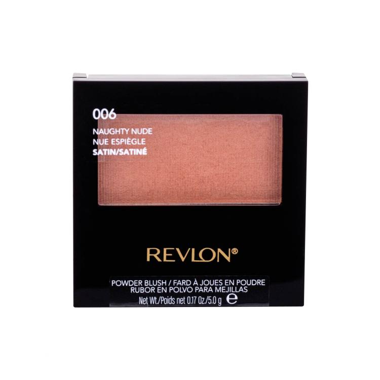 Revlon Powder Blush Blush donna 5 g Tonalità 006 Naughty Nude