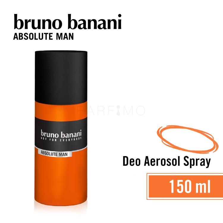 Bruno Banani Absolute Man Deodorante uomo 150 ml