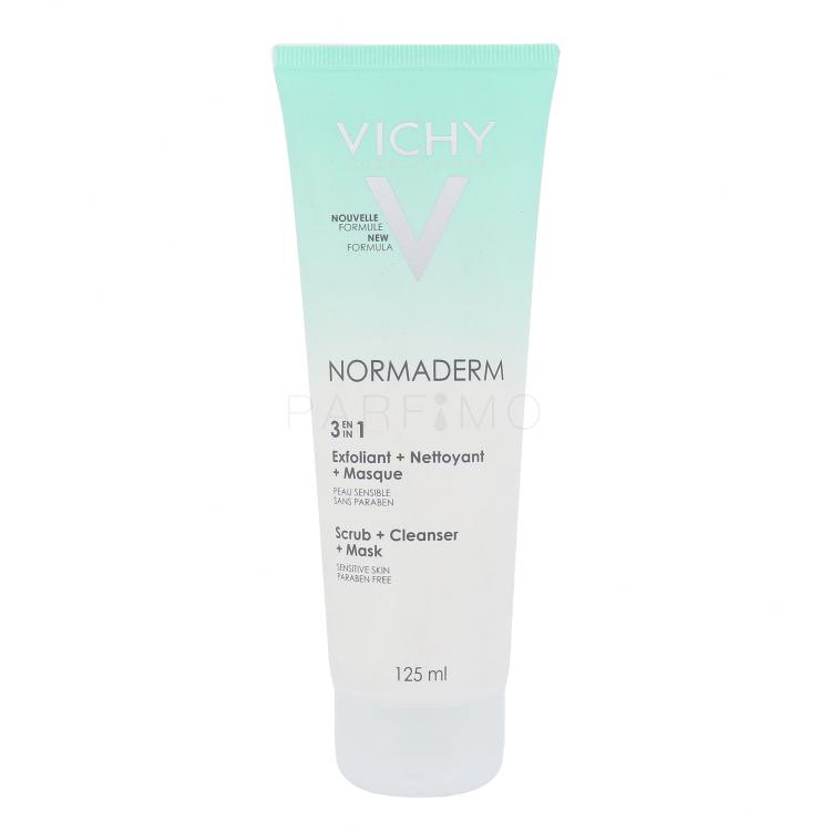 Vichy Normaderm 3in1 Scrub + Cleanser + Mask Peeling viso donna 125 ml