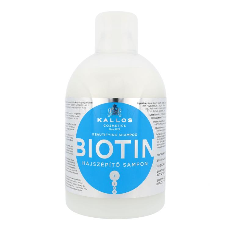 Kallos Cosmetics Biotin Shampoo donna 1000 ml