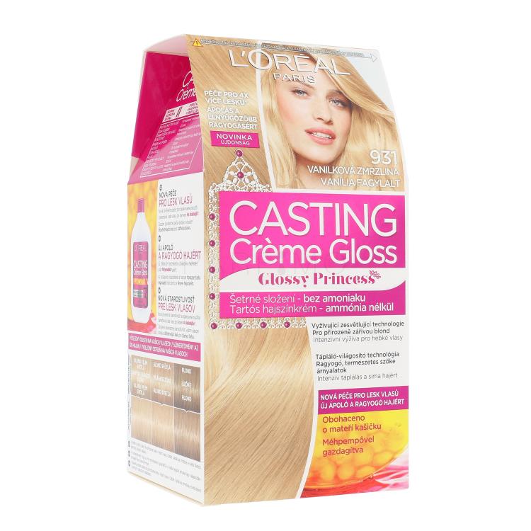 L&#039;Oréal Paris Casting Creme Gloss Glossy Princess Tinta capelli donna 48 ml Tonalità 931 Vanilla Ice Cream