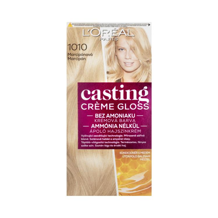 L&#039;Oréal Paris Casting Creme Gloss Glossy Princess Tinta capelli donna 48 ml Tonalità 1010 Light Iced Blonde