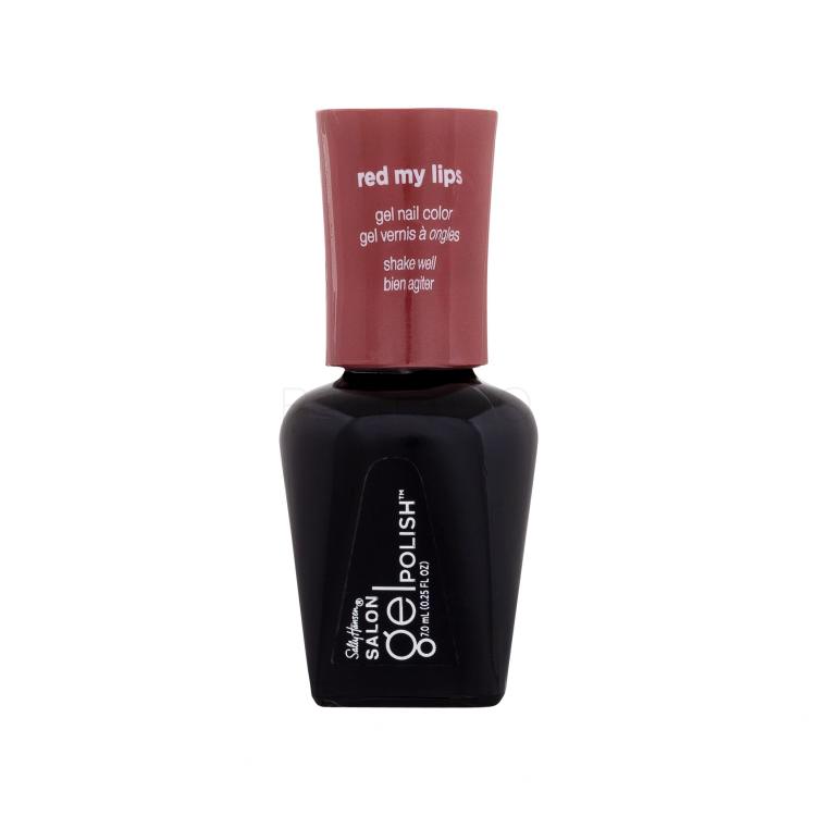 Sally Hansen Salon Gel Polish Gel Nail Color Smalto per le unghie donna 7 ml Tonalità 220 Red My Lips