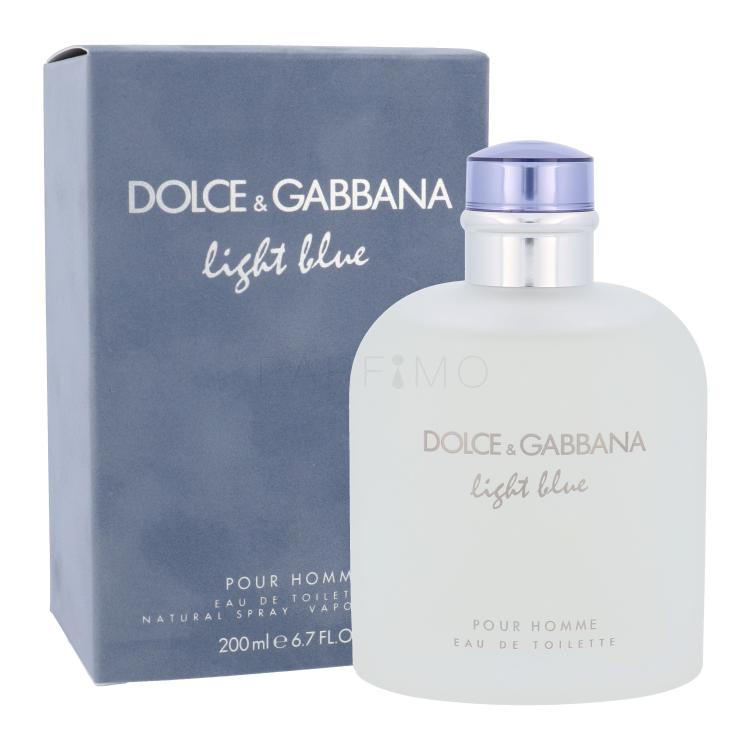 Dolce&amp;Gabbana Light Blue Pour Homme Eau de Toilette uomo 200 ml