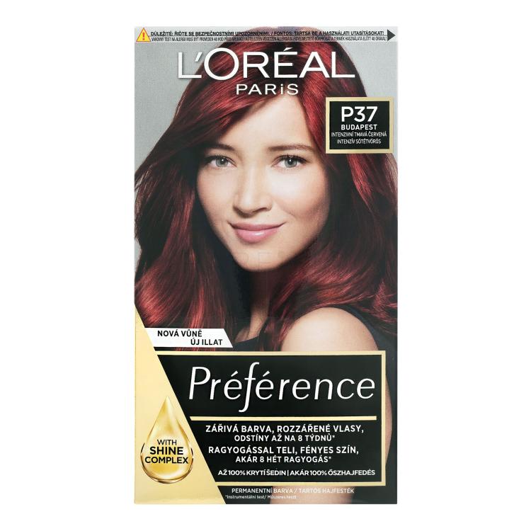 L&#039;Oréal Paris Préférence Féria Tinta capelli donna 60 ml Tonalità P37 Pure Plum