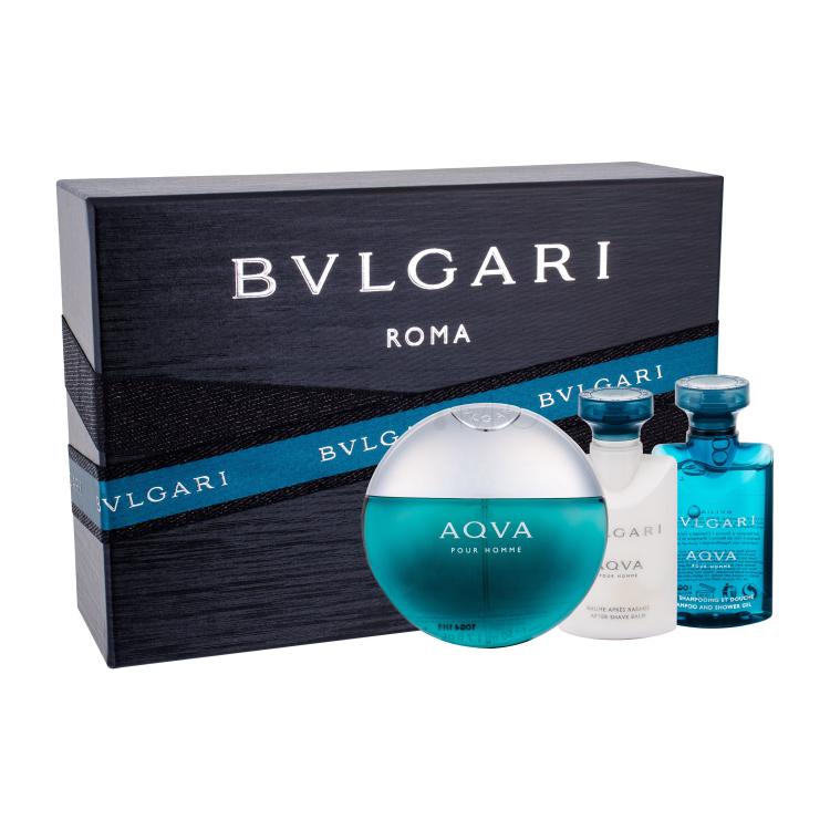 Bvlgari Aqva Pour Homme Pacco regalo Eau de Toilette 50 ml + doccia gel 40 ml + balsamo dopobarba 40 ml