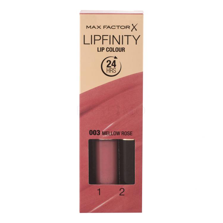 Max Factor Lipfinity 24HRS Lip Colour Rossetto donna 4,2 g Tonalità 003 Mellow Rose