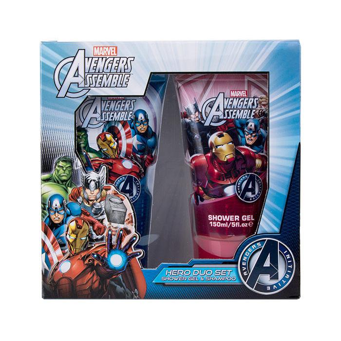 Marvel Avengers Assemble Pacco regalo doccia gel 150 ml + shampoo 150 ml