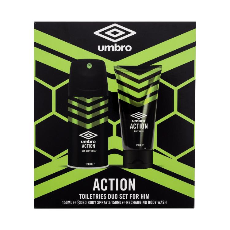 UMBRO Action Pacco regalo deodorante 150 ml + doccia gel 150 ml