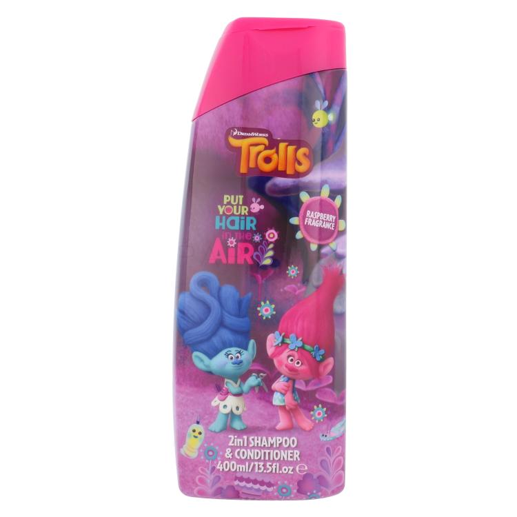 DreamWorks Trolls 2in1 Shampoo &amp; Conditioner Shampoo bambino 400 ml