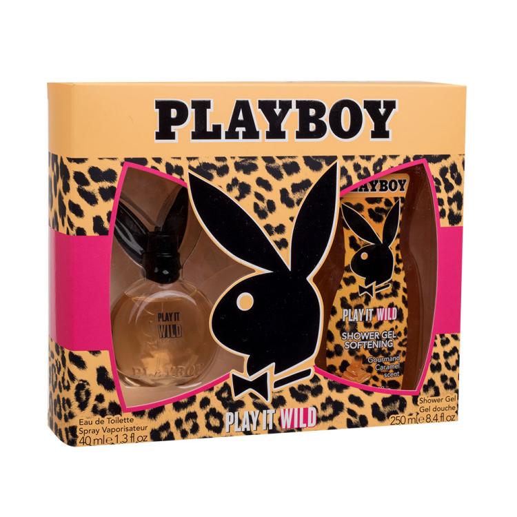Playboy Play It Wild For Her Pacco regalo Eau de Toilette 40 ml + doccia gel 250 ml