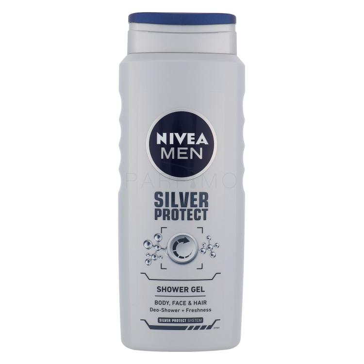 Nivea Men Silver Protect Doccia gel uomo 500 ml