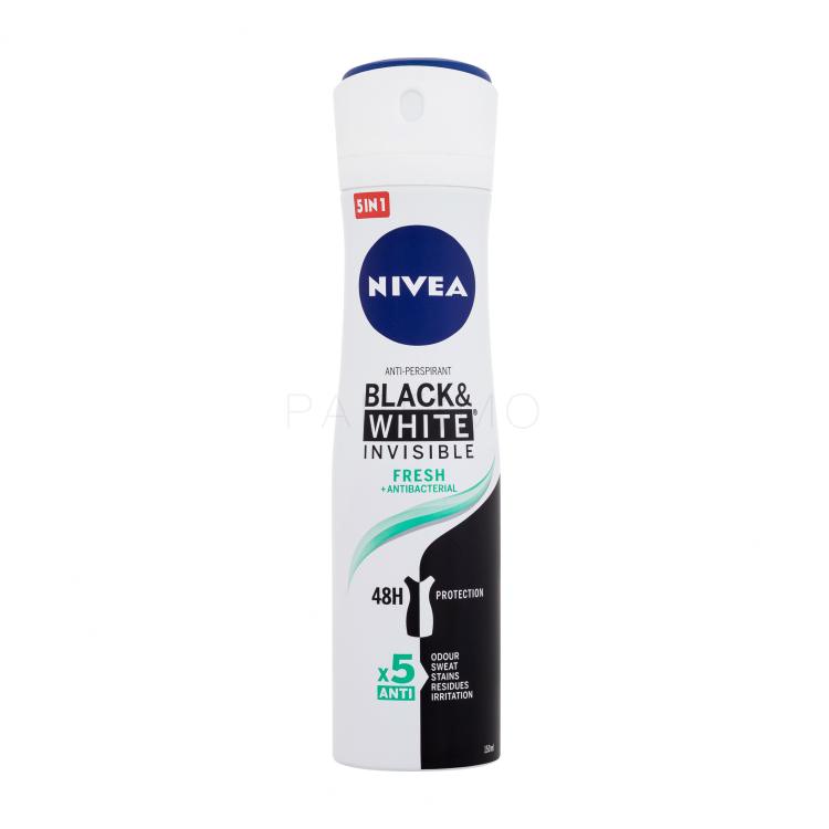 Nivea Black &amp; White Invisible Fresh 48h Antitraspirante donna 150 ml