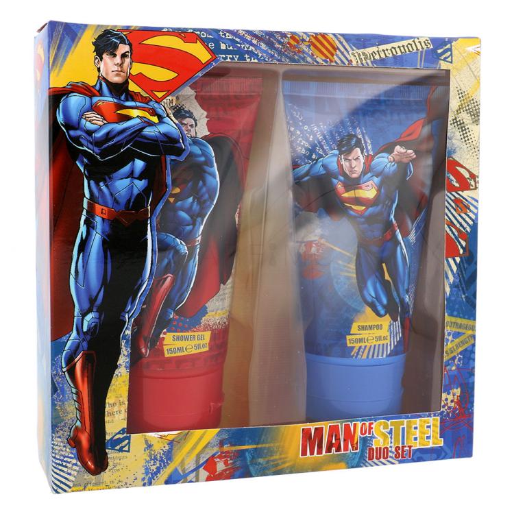 DC Comics Superman Pacco regalo doccia gel 150 ml + shampoo 150 ml