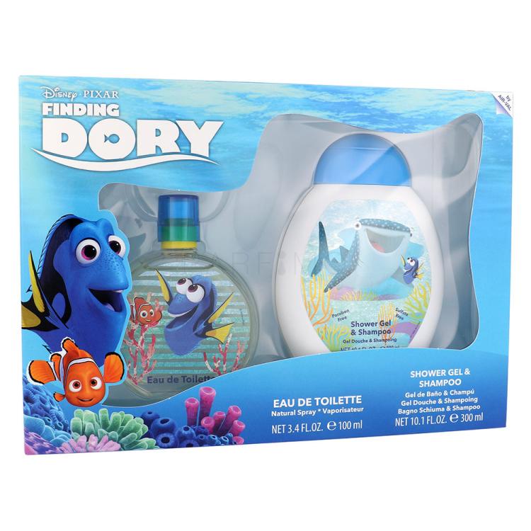 Disney Finding Dory Pacco regalo Eau de Toilette 100 ml + 2v1 doccia gel &amp; shampoo 300 ml
