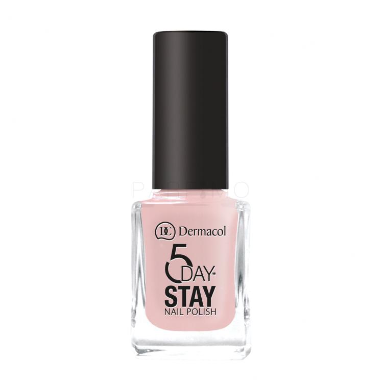 Dermacol 5 Day Stay Smalto per le unghie donna 11 ml Tonalità 07 Tea Rose
