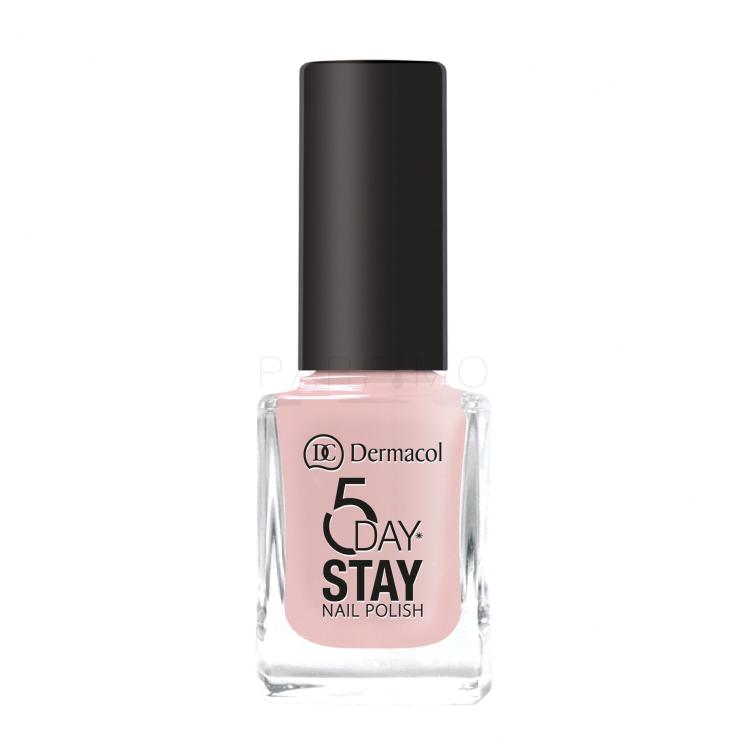 Dermacol 5 Day Stay Smalto per le unghie donna 11 ml Tonalità 07 Tea Rose