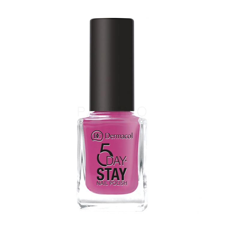 Dermacol 5 Day Stay Smalto per le unghie donna 11 ml Tonalità 17 Pink Affair