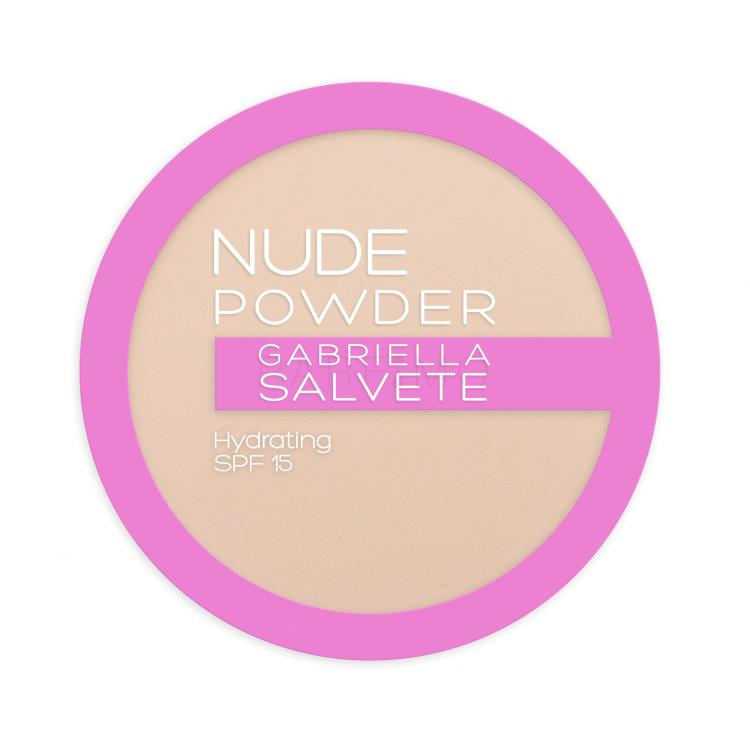 Gabriella Salvete Nude Powder SPF15 Cipria donna 8 g Tonalità 01 Pure Nude