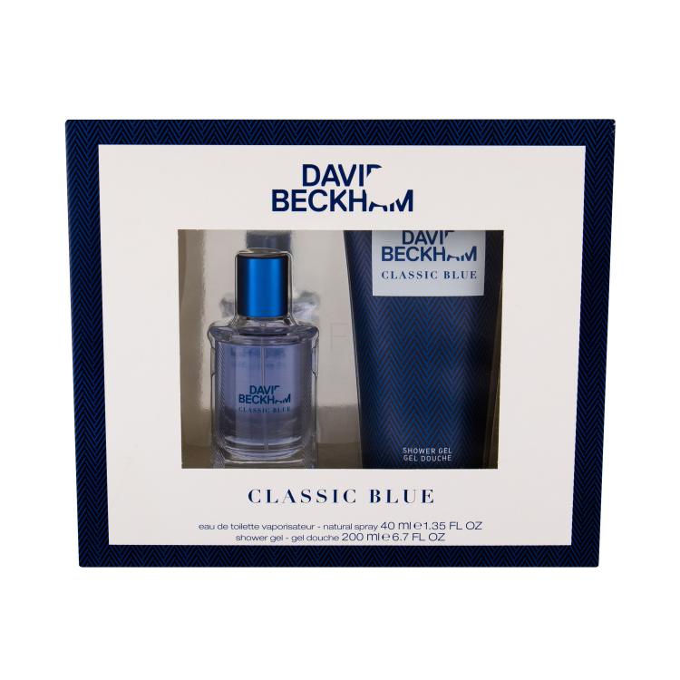 David Beckham Classic Blue Pacco regalo Eau de Toilette 40 ml + doccia gel 200 ml
