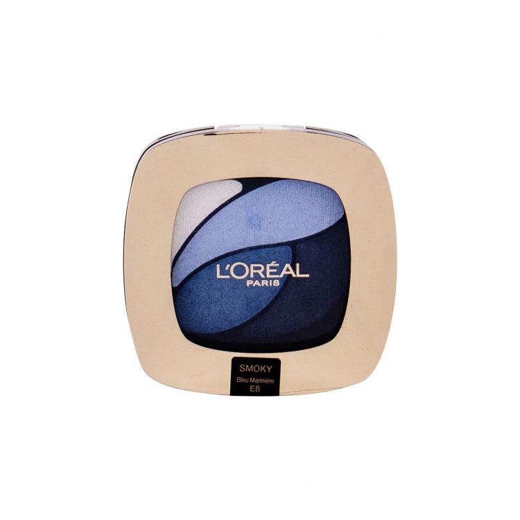 L&#039;Oréal Paris Color Riche Quad Eye Shadows Ombretto donna 2,5 ml Tonalità E8 Bleu Mariniere
