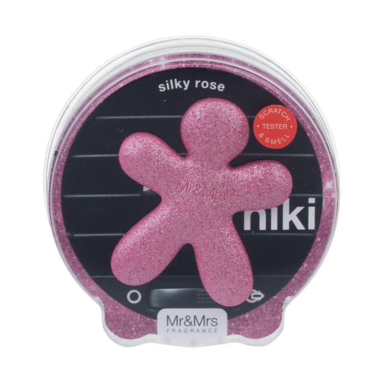 Mr&amp;Mrs Fragrance Niki Silky Rose Deodorante per auto Ricaricabile 1 pz