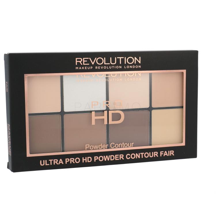Makeup Revolution London Ultra Pro HD Powder Contour Palette Contouring palette donna 20 g Tonalità Fair