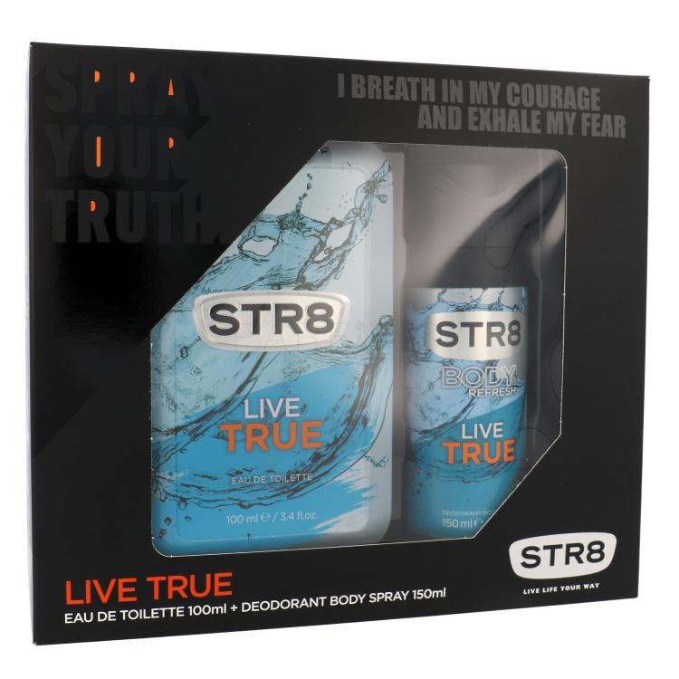STR8 Live True Pacco regalo Eau de Toilette 100 ml + deodorante 150 ml