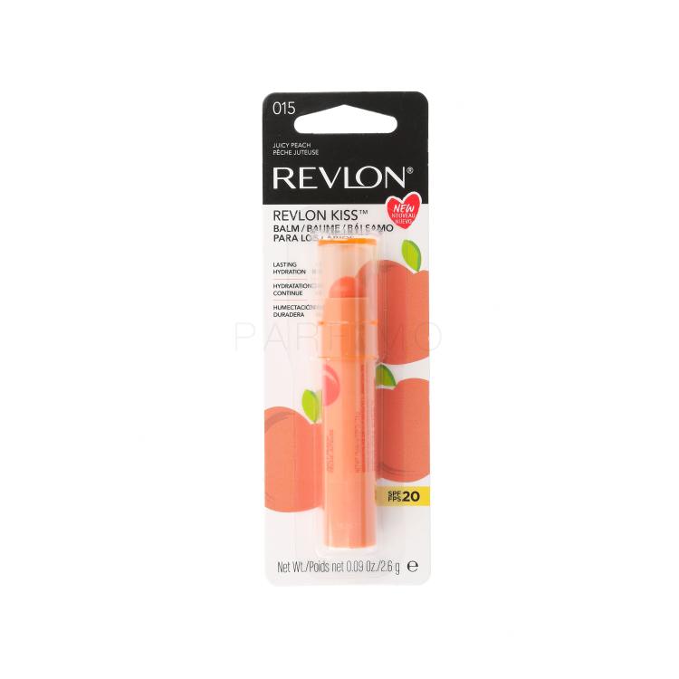 Revlon Revlon Kiss SPF20 Balsamo per le labbra donna 2,6 g Tonalità 015 Juicy Peach