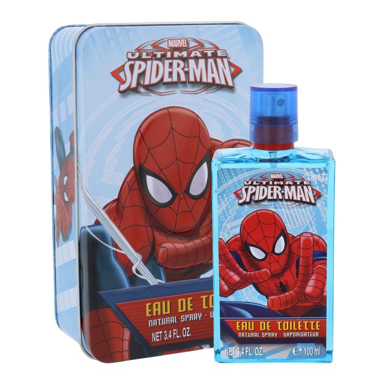 Marvel Ultimate Spiderman Pacco regalo Eau de Toilette 100 ml + scatola di metallo