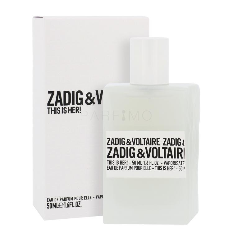 Zadig &amp; Voltaire This is Her! Eau de Parfum donna 50 ml