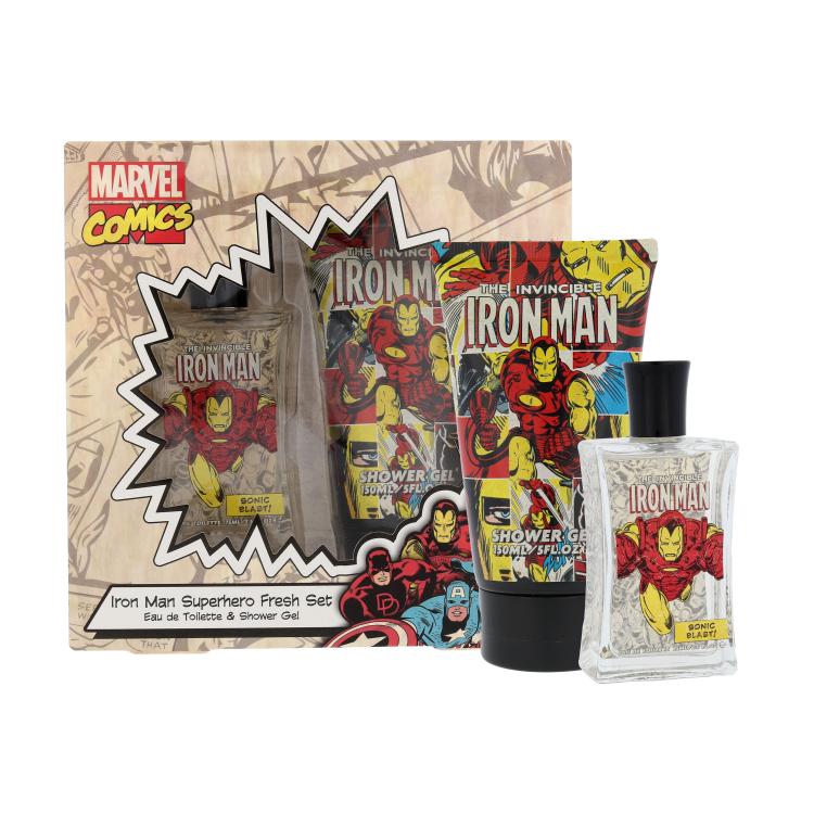 Marvel Comics Iron Man Pacco regalo Eau de Toilette 75 ml + doccia gel 150 ml