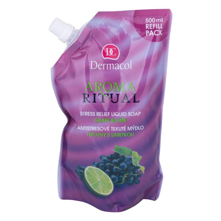 Dermacol Aroma Ritual Grape &amp; Lime Sapone liquido donna Ricarica 500 ml